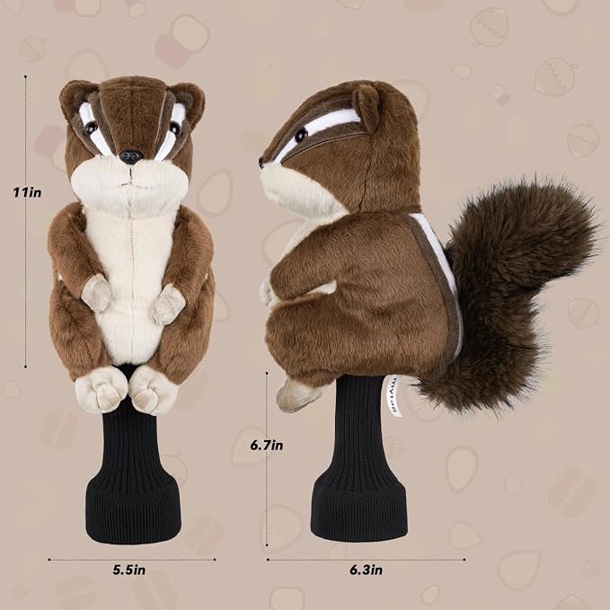 Funny Golf Driver Head Gover, Animal Golf Club Cover Ultra Premium Plush Tour - Image 5