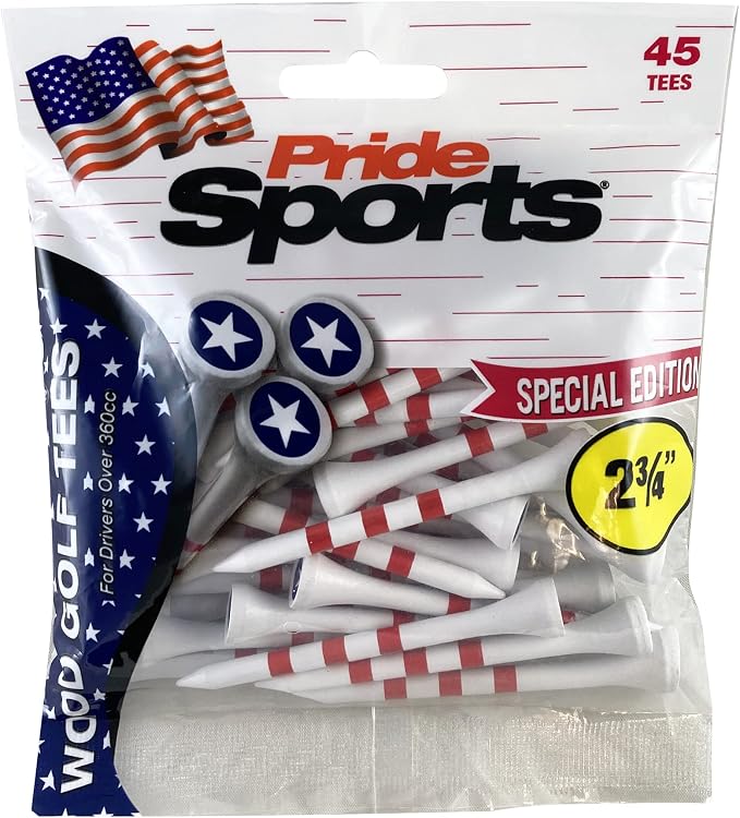PrideSports 2-3/4" Star & Stripes Tees, PS23445STAR - Image 2