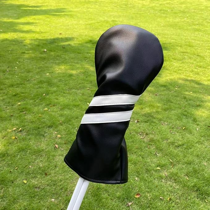 3pcs Golf Wood Head Covers Headcovers Set includes Driver Headcover fits up to - Image 2