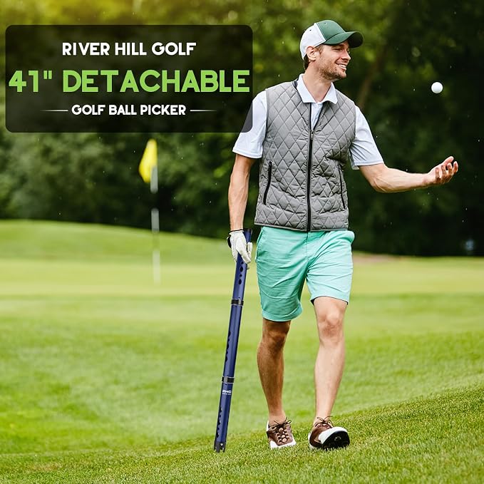 Golf Ball Retriever, Aluminum Alloy Picker Upper Tube, Golf Balls Shagger - Image 6