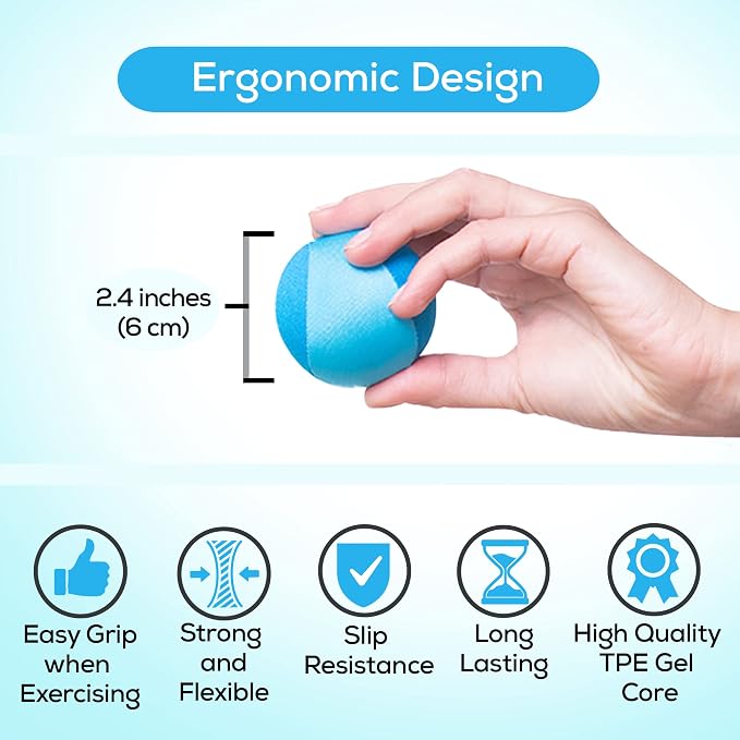 Serenilite Hand Therapy Exercise Stress Ball Bundle - Image 4