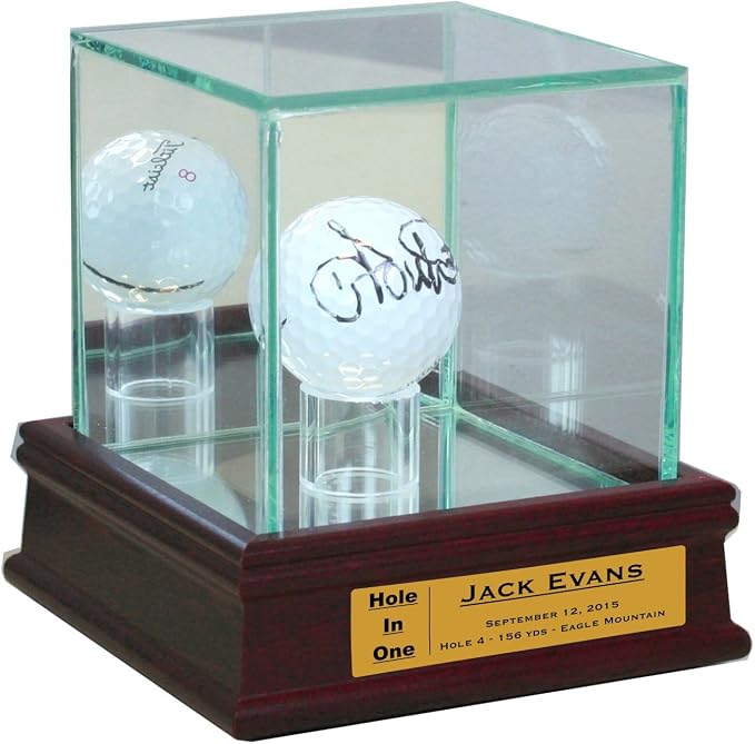 Golf Ball Hole-in-One Display Case by Unknown