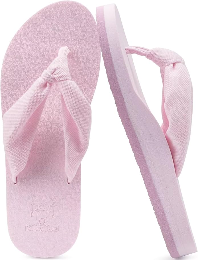 KuaiLu Flip Flops for Women by KuaiLu