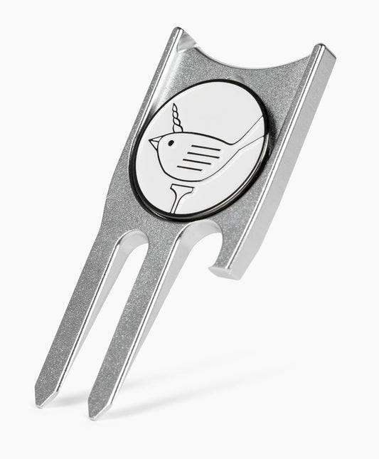 Birdicorn Golf Divot Repair Tool & Golf Ball Marker 6-in-1 Golf Divot Tool