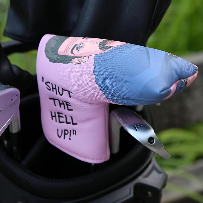 Golf Club Headcover, Funny Driver Head Cover, Mallet Blade Putter Head Cover - Image 3