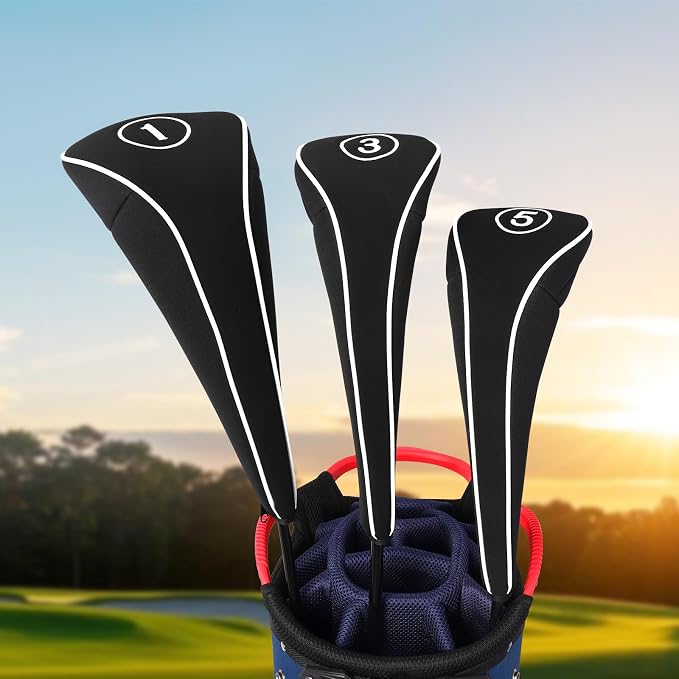 Golf Club Head Covers with Zipper - Image 7