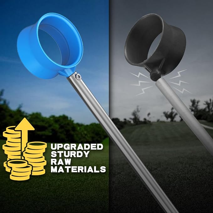 Golf Ball Retriever Telescopic for Water, 12Ft/9Ft Two-Sided Golf Ball Grabber - Image 3