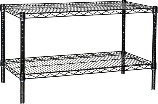 Omega Shelving Storage | 2 Tier Starter Shelving Unit 14" Deep x 72" Wide x 14" by OmegaProductsCorporation