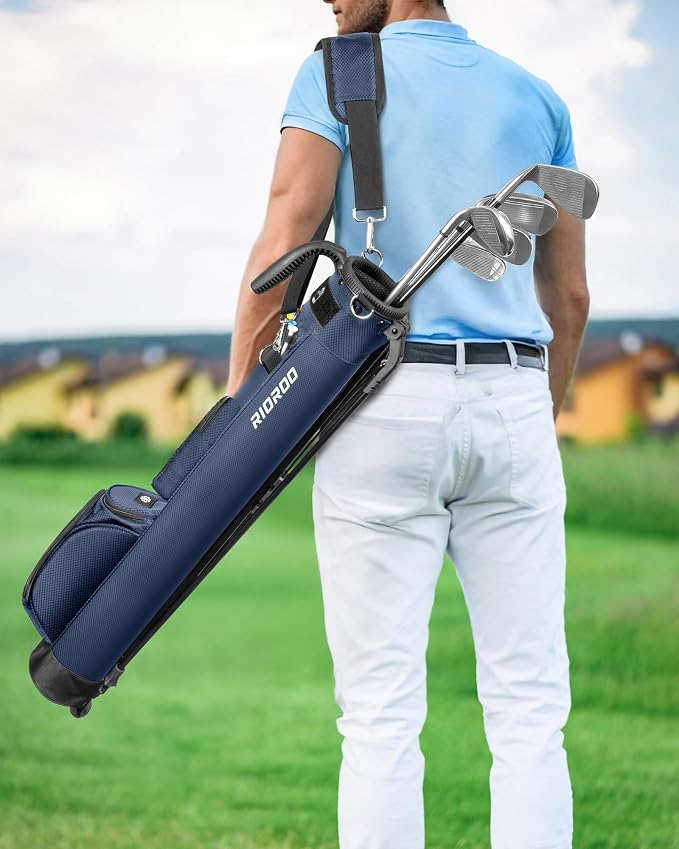 Golf Stand Bag, Lightweight Par 3 Golf Bag Holds Up to 7 Clubs - Image 7