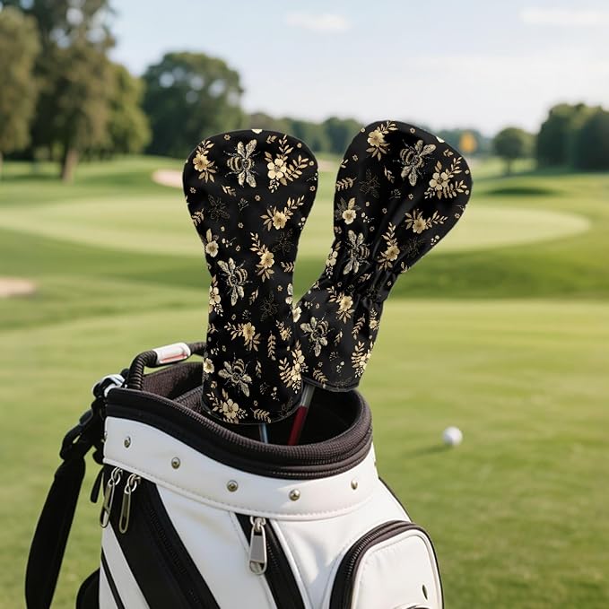 Golf Club Head Covers for Club Protective, Waterproof PU Leather Driver Fairway - Image 5