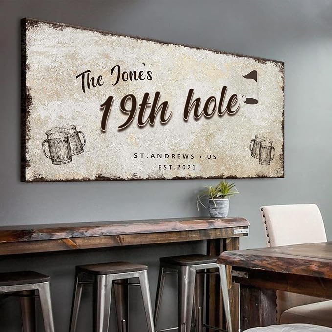 TAILORED CANVASES Golf Art Decor by TAILOREDCANVASES