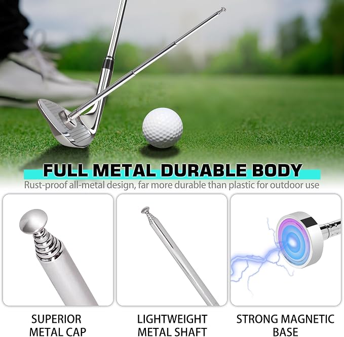 Golf Alignment Rods, 7 Length Adjustments - Image 6