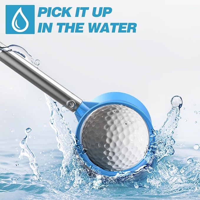9Ft/12Ft Telescopic Stainless Steel Golf Ball Retriever - Image 6