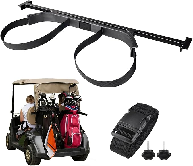 Universal Golf Cart Bag Holder Bracket Fit by Supermotorparts