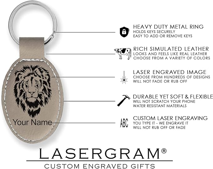 LaserGram Oval Keychain, Water Polo, Personalized Engraving Included - Image 5
