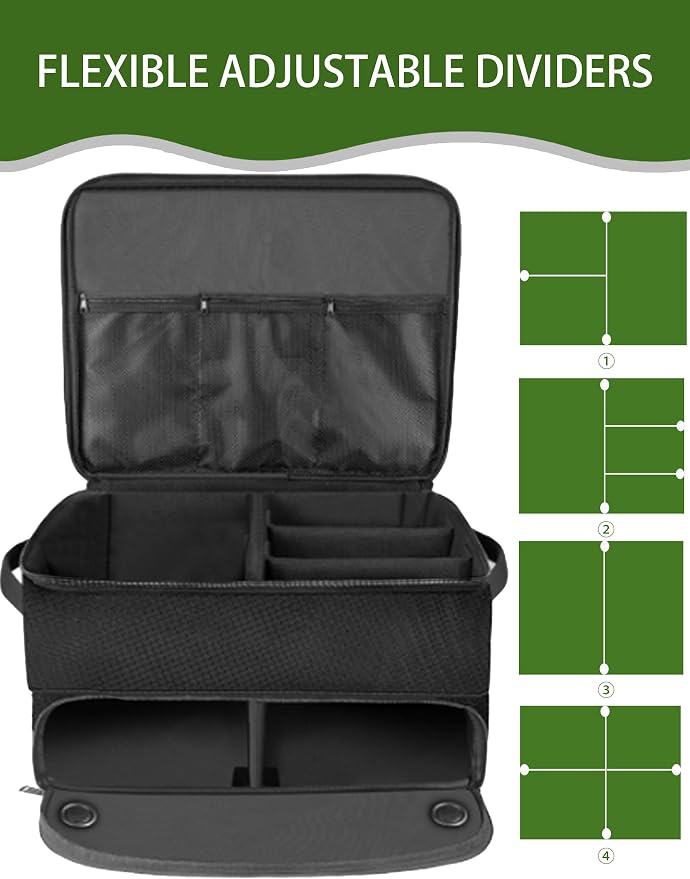 CAMPLAND 2 Layer Trunk Organizer, Waterproof Car Locker - Image 3