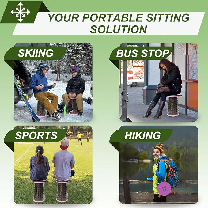 ALEVMOOM Upgraded XXL Collapsible Stool - Image 7