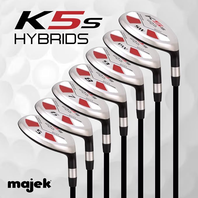 Senior Men’s Majek Golf All Hybrid Complete Full Set, which Includes: #5 - Image 2