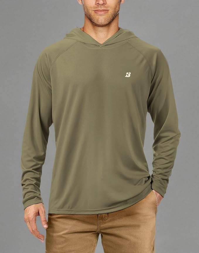 Roadbox UPF 50+ Fishing Shirts for Men, Long Sleeve UV Sun Protection Hoodie - Image 6