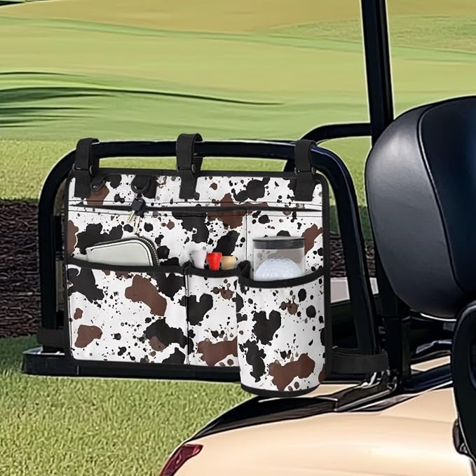 Golf Cart Rear Seat Organizer Storage Bag Large Capacity Golf Cart Accessory - Image 2