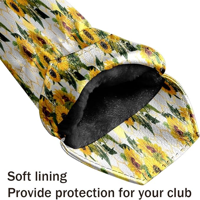Golf Club Head Cover Waterproof Leather - Image 7