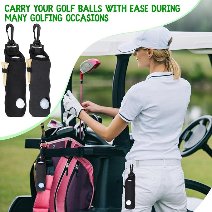 24 Pcs Golf Ball Holder Pouch - Image 5