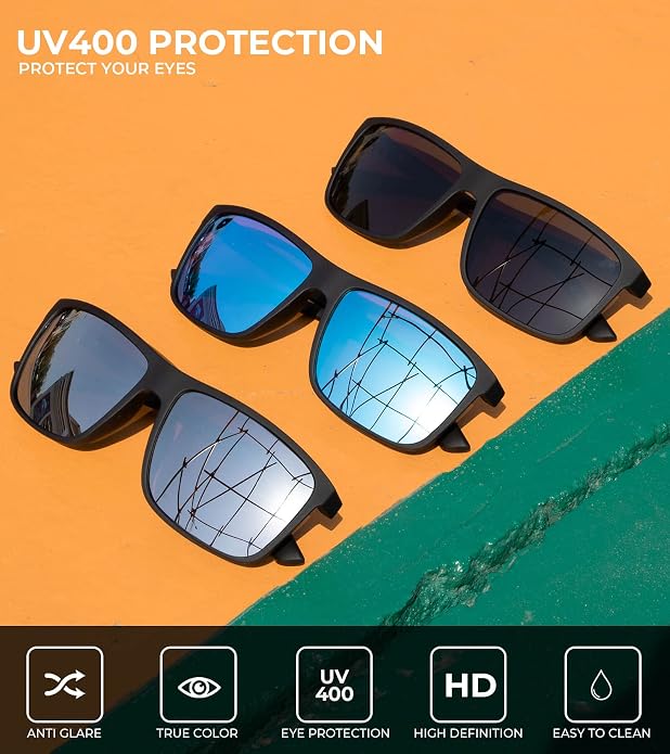 KALIYADI Polarized Sunglasses for Men and Women, Mens Sun Glasses - Image 5