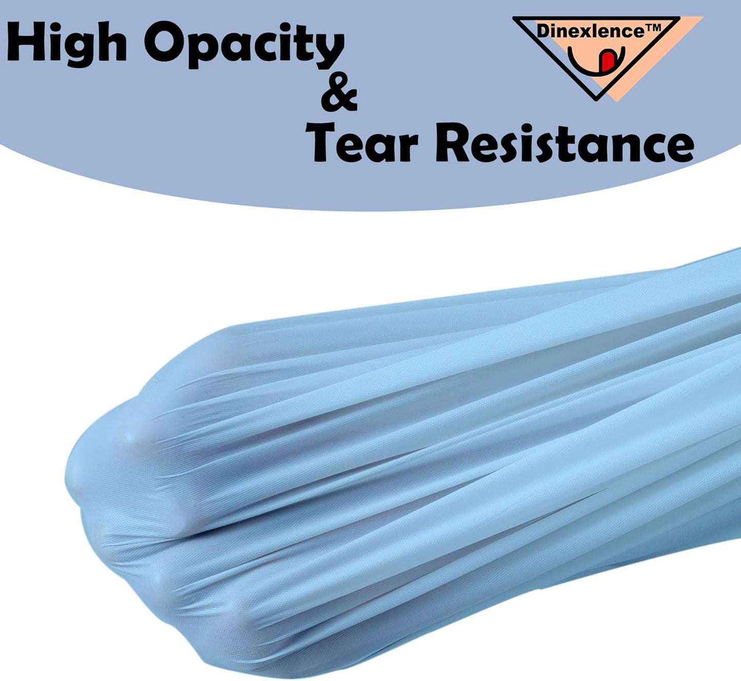 2 Pack Light Blue Premium Plastic Tablecloth Round 84 Inches Reusable Baby Sky Blue Decorative Table Cover for Dining, Wedding, Party, Indoor and Outdoor use