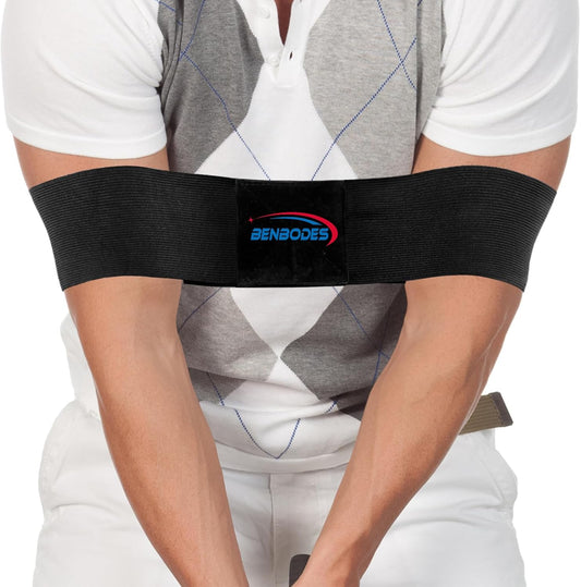 Golf Swing Training Aid - Muscle Memory & Connection Swing Corrector for Golfers, Arm & Elbow Posture Trainer for Right/Left Handed Beginners, Golf Trainer Arm Band for Indoor/Outdoor Club Practice