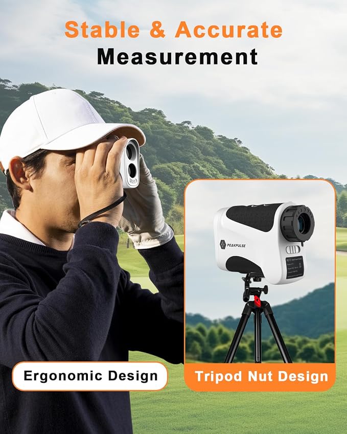 Golf Rangefinder 650/1200/1700 Yards Range Finder Golfing 6X Magnification 0.5 - Image 6