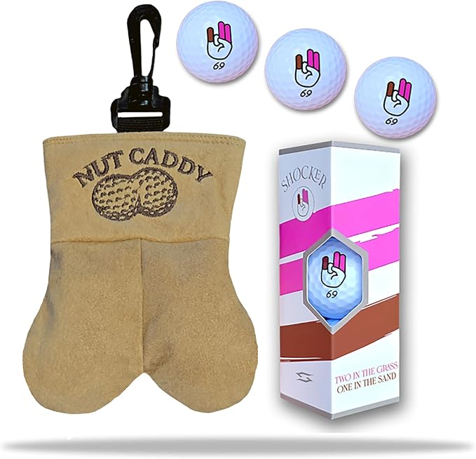Nut Caddy Golf Ball Holder for Men by ScaleWearDesign