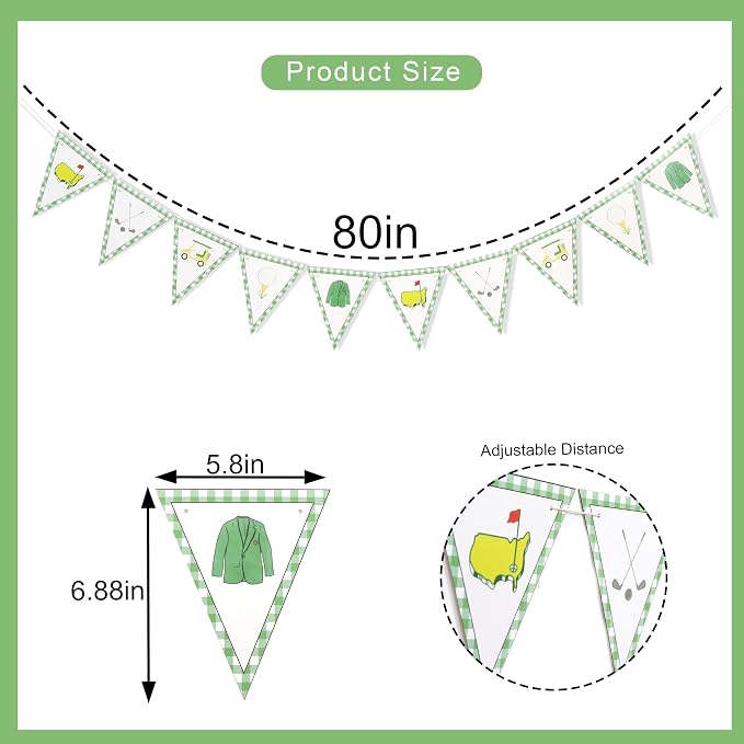 Golf Themed Birthday Banner - Image 2