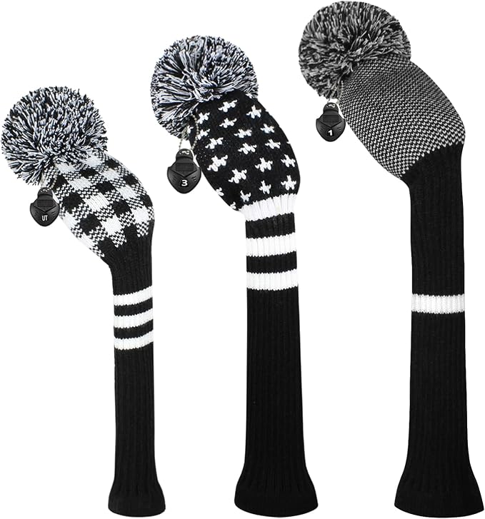 Scott Edward Knit Golf Head Covers by ScottEdward