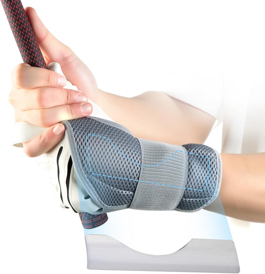 Golf Wrist Training Aid, Golf Wrist Brace for Golf Swing Training Aid, Golf Wrist Hinge Trainer - Golf Swing Trainer, Golf Training Equipment for Golf Beginners - Correct Posture & Build Muscle Memory