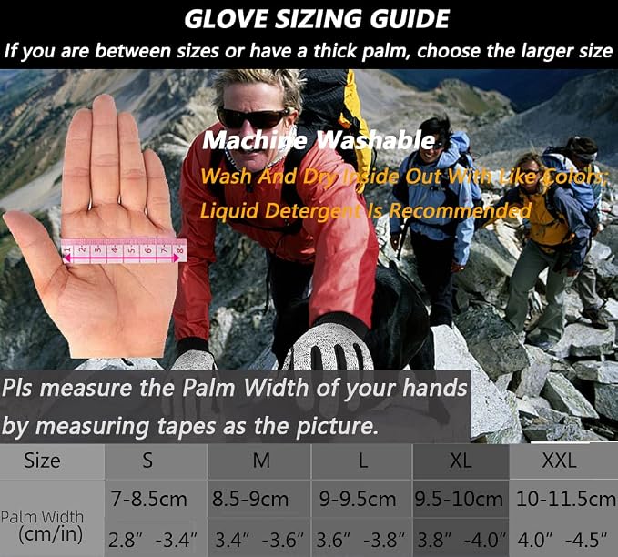 MOREOK Winter Gloves for Men/Women -10°F 3M Thinsulate Warm Touch Screen Snow - Image 6