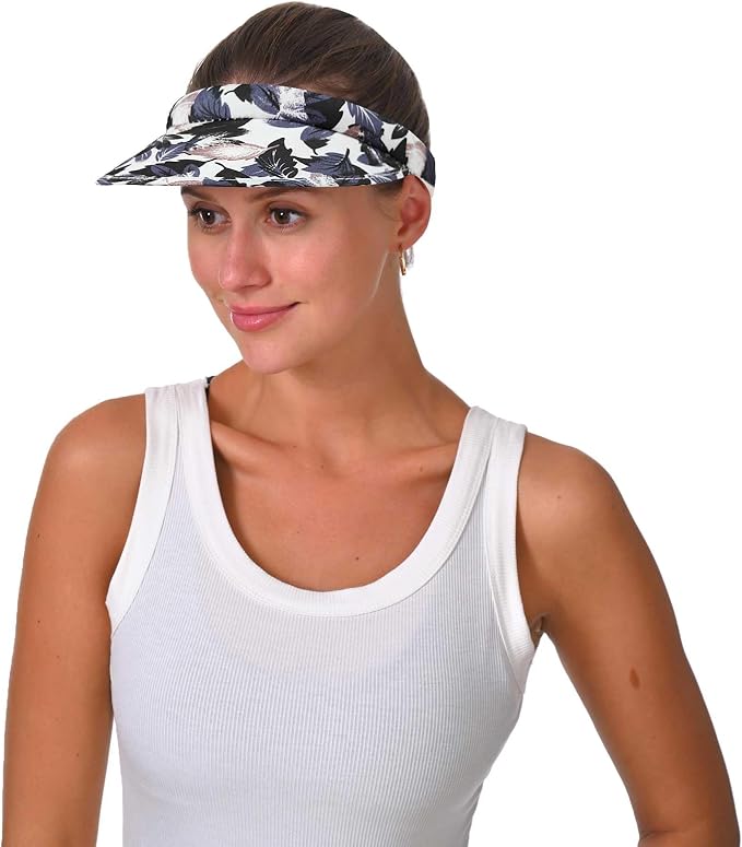 2 Pack Sun Visor Hats Women Men Clip On Wide Brim Visors Hat Outdoor Sports - Image 6