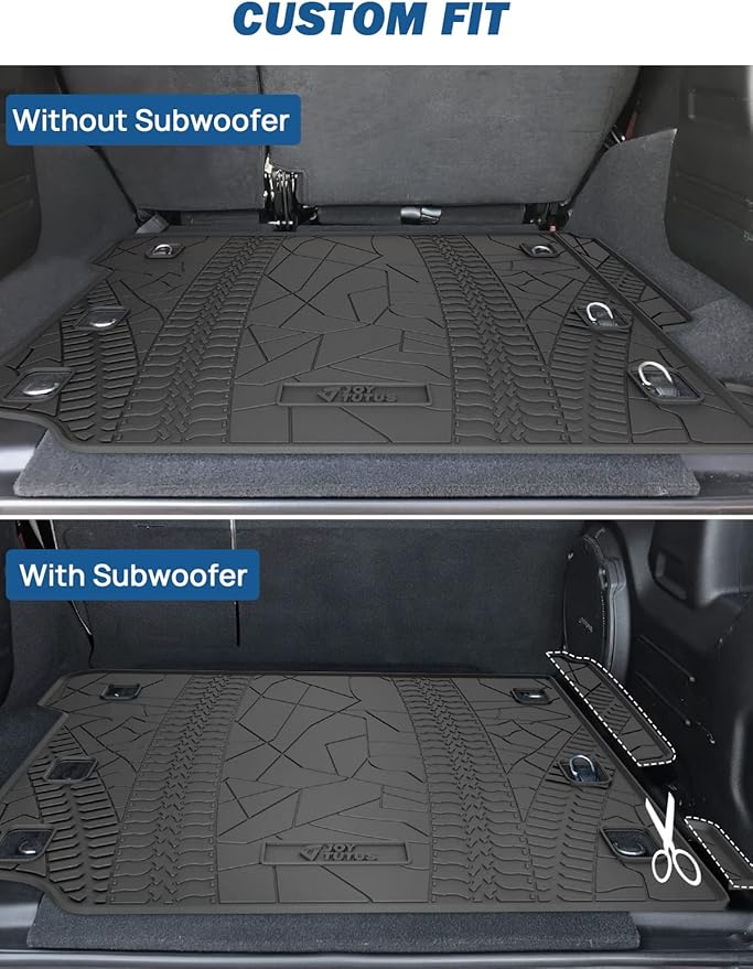 JOYTUTUS Cargo Mat fits 2018-2026 Wrangler JL 4X4 - Image 2