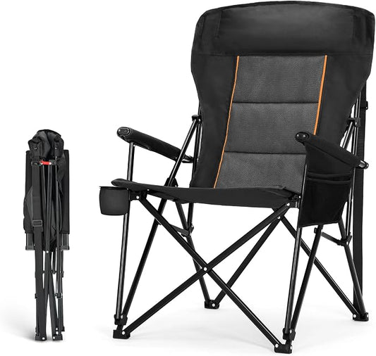 HIGH POINT SPORTS Oversized Folding Camping Chairs by HIGHPOINTSPORTS