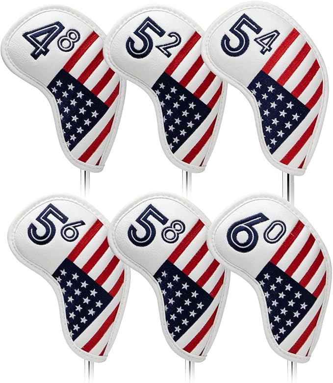 Golf Iron Head Covers Set Iron Headcover Wedge Cover Golf Iron Club Cover USA - Image 7