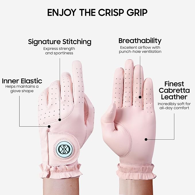 CLAPLEY Women’s Golf Glove – Premium Cabretta Leather - Image 2