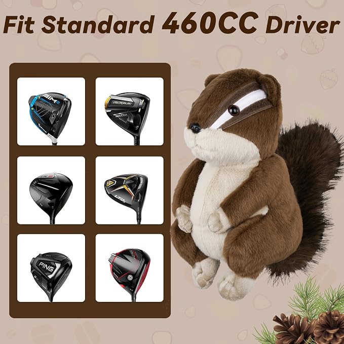 Funny Golf Driver Head Gover, Animal Golf Club Cover Ultra Premium Plush Tour - Image 4