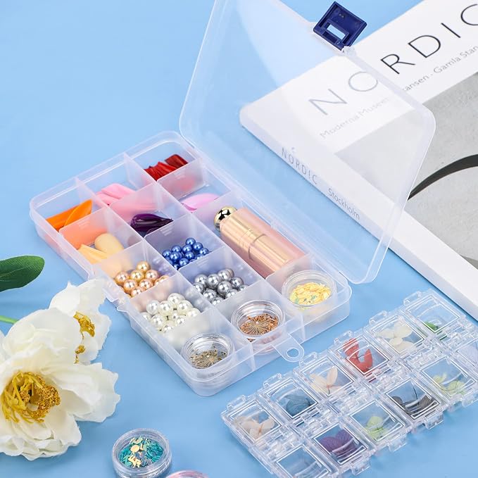 Rhinestone Organizer Storage Box, Empty Container Dividers - Image 6
