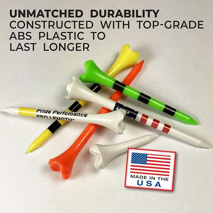 Pride Performance 3-1/4" Striped Golf Tee - Image 4