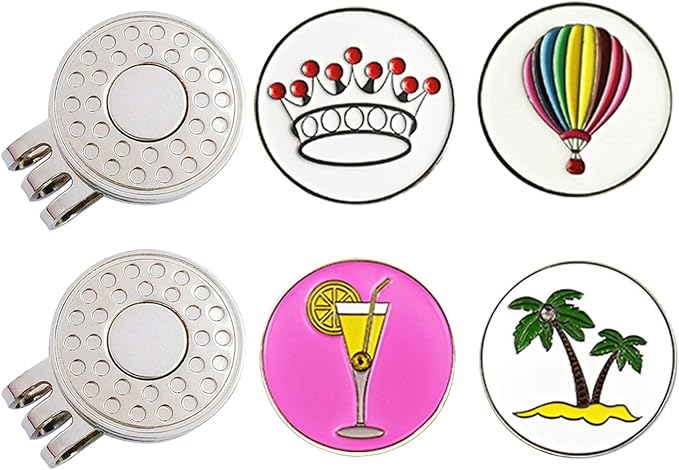 Golf Ball Markers with Hat Clips Value Sets - Image 2