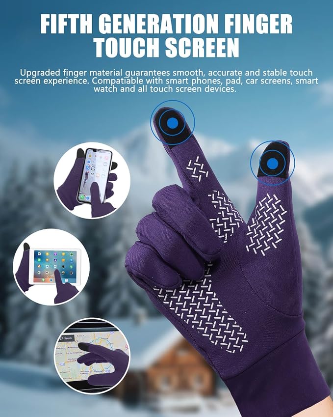 Aegend Lightweight Winter Gloves - Image 2
