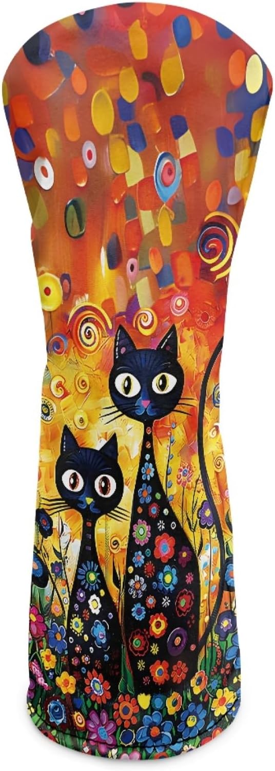 Golf Club Head Covers for Club Protective, Waterproof PU Leather Driver Fairway by Knextrepoy