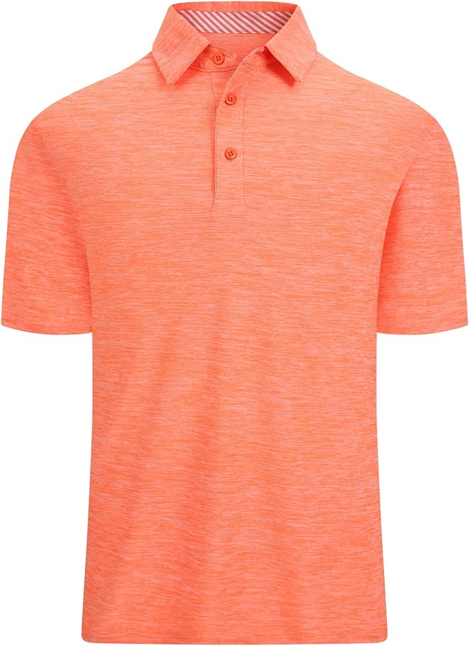 Alex Vando Mens Golf Shirt Moisture Wicking Quick-Dry Short Sleeve Casual Polo by AlexVando