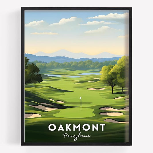 Golf Course Premium Giclee Fine Art Prints by VintBo