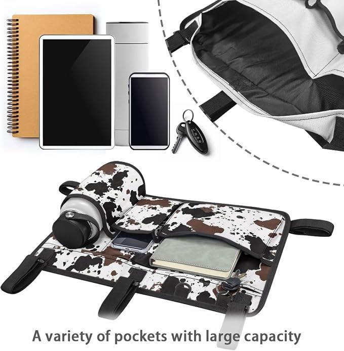 Golf Cart Rear Seat Organizer Storage Bag Large Capacity Golf Cart Accessory - Image 4