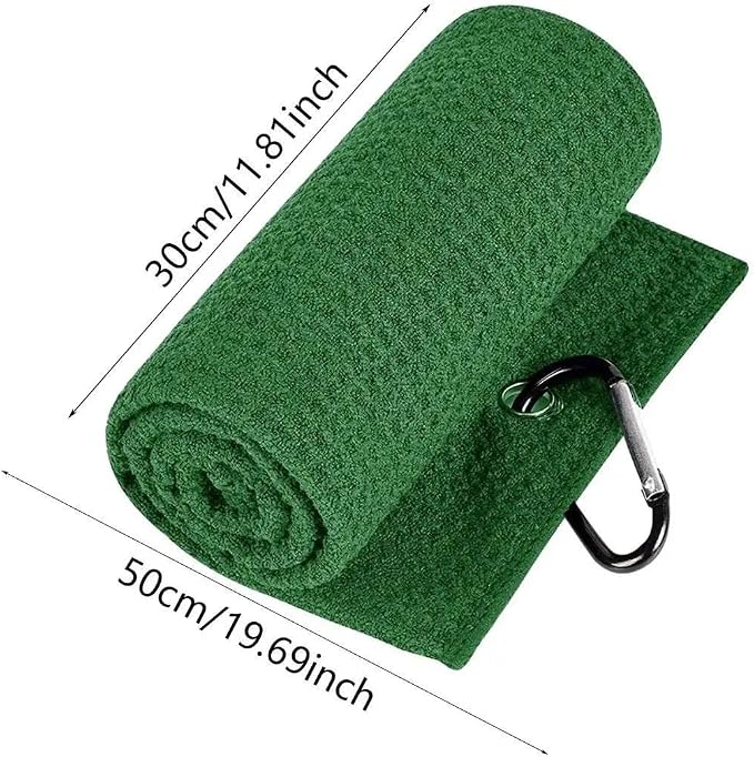 Golf Towel with Clip, Soft Microfiber Cleaning Cloth - Image 5